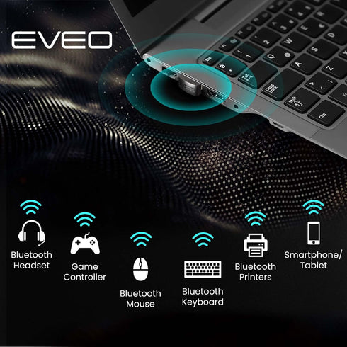 USB Bluetooth Adapter for PC 5.1 - Bluetooth Dongle 5.1 USB Bluetooth Dongle for PC - Windows 11/10 Plug and Play. for Computer Desktop, Laptop, M...