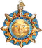Old World Christmas Ornaments: Outer Space Gifts Glass Blown Ornaments for Christmas Tree, Fanciful Sun, 22034...