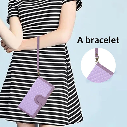 Asuwish Phone Case for Samsung Galaxy S24 Ultra 5G Wallet Cover with Tempered Glass Screen Protector Crossbody Wrist Strap Flip Zipper Credit Card...