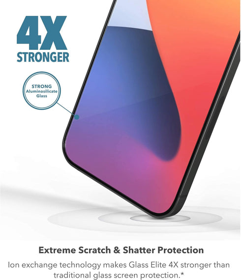 ZAGG InvisibleShield Glass Elite VisionGuard+ Screen Protector - for iPhone 12 Mini - Ultimate Scratch and Shatter Protection, Fingerprint Resista...