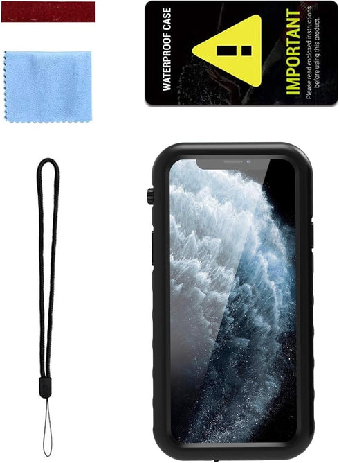 Compatible with Waterproof Shockproof Case iPhone XR,Underwater Full Sealed IP68 Certified Case Dustproof Snowproof Cover with Built-in Screen Pro...