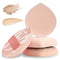 4 PCS Korean Makeup Puff, Soft Makeup Sponges Teardrop Setting Powder Puff Face Makeup Cushion Puff Beauty Blender Sponge for Foundation Concealer...