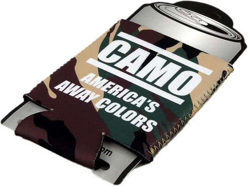 Funny Guy Mugs Camo - America's Away Colors Collapsible Neoprene Can Coolie - Drink Cooler...