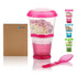 Cereal On The Go Cups Breakfast Drink Cups Portable Yogurt and Cereal to-Go Container Cup...
