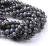 6MM 60PCS Natural Labradorite Gemstone Energy Crystal Healing Power Spacer Loose Beads for Jewelry Making DIY Bracelet 15 Inches 1 Strand A Grade...