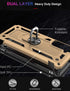 IKAZZ for Galaxy S21 Case,Military Grade Shockproof Heavy Duty Protective Phone Cover Pass 16ft Drop Test with Magnetic Kickstand Car Mount Holder...