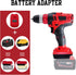 Adapter for Craftsman V20 Cordless Tools, for DeWalt 20V for Milwaukee M18 Lithium Battery Convert to for Craftsman New 20V Power Tool (Adapter On...