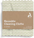 Amazon Aware All Purpose Cleaning Cloth, 8 Count, Pack of 1 Green, 13 x 15 Inch...