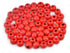 AD Beads Wood Spacer Loose Wooden Craft Beads Big Hole Beads Assorted for Necklace Bracelet Craft Making Decoration (8x10mm 200pcs, Red)...