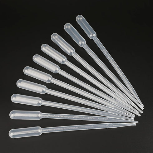 100 Pcs 5ML Plastic Transfer Pipettes for Essential Oils,liquids,Graduated...
