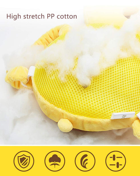 Feidoog Baby Head Protector Cushion Backpack with 3 Knee Pads for Walking & Crawling,Bee...