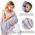Baby Nursing Cover & Poncho - Multi-Use Privacy Cover for Baby Car Seat, Shopping Cart, Stroller...