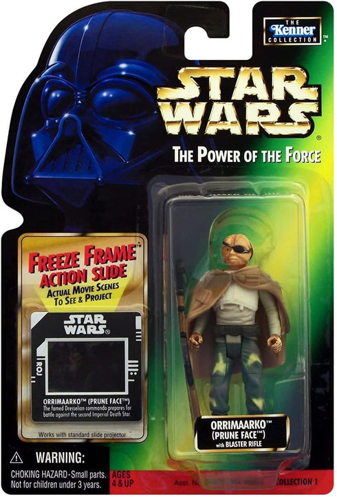 Star Wars Return of the Jedi Power of the Force POTF2 Kenner Collection Orrimaarko (Prune Face) Action Figure...