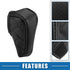 Car Shift Knob Cover with Breathable Design Universal Vehicle Interior Shift Gear Cover Trim Accessories Decorative Faux Leather Black...