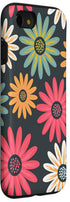 iPhone SE (2020) / 7 / 8 Floral Daisy Flowers Pink Green Orange Grey Pattern AEN021 Case...
