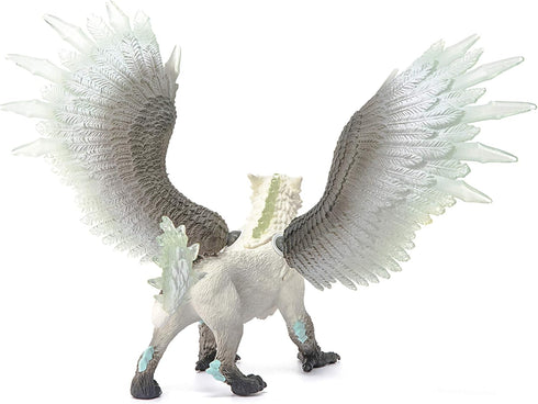 Schleich Eldrador Creatures Ice Monster Griffin Dragon Action Figure - Realistic Majestic Icy Griffin Figurine Toy with Movable Wings, Highly Dura...