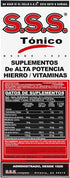 S.S.S. Tonic, Iron and Vitamin B Supplement, High Potency Vitamins, Bottle,10 Fl Oz (Pack of 1)...