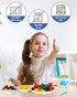 Lehoo Castle Toddler Plates and Bowls Set, Kids Dinnerware Set Includes Plate, Bowls, Toddler Utensils, Cup, Toddler Forks and Spoons, BPA Free, D...
