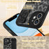 LSL Case for iPhone 11 Black Leopard Cheetah with Wristband Kickstand, Translucent Matte Shockproof Protective Slim Aesthetic Case for Women Girls...