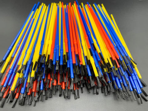 300Pcs Plastic Paint Brushes Set Colorful Detail Painting Kit Art Supplies for Acrylic Painting Oil Watercolor Canvas Boards Rock Nail Art Christm...