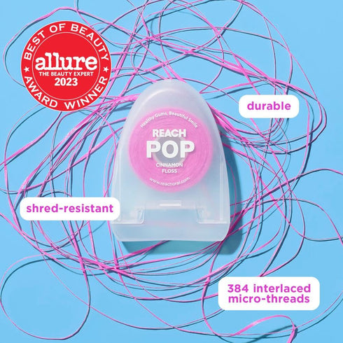 Reach POP Dental Floss 55YD | Cinnamon...