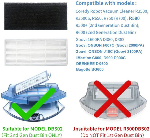 Replacement Parts Accessories for Coredy R400 R550 R650 R700 R750 (NOT FOR PRO)R580 G800 G850 GOOVI 1600PA Bagotte BG600/700 D380 D382 DeenKee DK6...