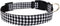 Cute Flower Dog Collars, Cotton Designer Dogs Collar for Girl Female Cats Puppy Small Medium Large Dogs (XS, Plaid Black)...