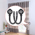 Sumnacon Set of 2 Metal Curtain Holdbacks - Wall Mounted Drapery Tiebacks with Screws, Decorative Window Treatment Holdbacks for Bedroom, Livingro...