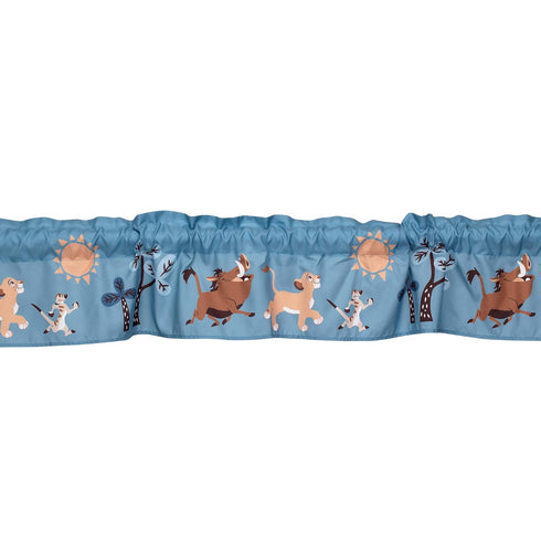 Lambs & Ivy Lion King Adventure Window Valance, Blue...