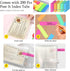 BetterJonny 3x5 Index Card Organizer, Index Cards Clear Plastic Holder Organizer Pouches Book Recipe Card Holder Flash Cards Holder, 40 Page Hold ...