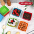 Webake 3.5 Inch Jumbo Baking Cups Reusable Silicone Square Cupcake Liners Non-stick Muffin Brownie Cake Mold (Pack of 8)...