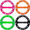Hestya 4 Pieces 80s Party Fashion T Shirt Clips Plastic Clothes Corner Knotted Button Dress Scarf Ring Clip Round Circle Buckle for Women Ladies G...