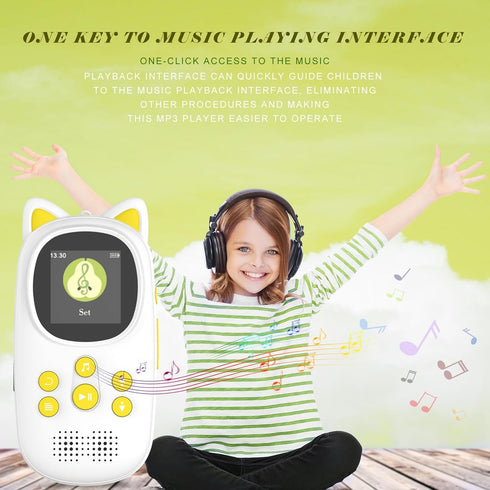 32GB MP3 Player with Bluetooth,Portable Music Player as Gifts for Kids Built-in HD Speaker Support Voice Recording Pedometer FM Radio Alarm Expand...