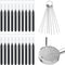 30pcs Shower Head Cleaner Tools, Shower Head Cleaning Brushes Multi-Size Shower Head Cleaner Picks Anti-Clogging Cleaning Brush for Bathroom Small...