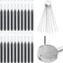 30pcs Shower Head Cleaner Tools, Shower Head Cleaning Brushes Multi-Size Shower Head Cleaner Picks Anti-Clogging Cleaning Brush for Bathroom Small...