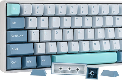 PBT shoko Custom keycaps?168 key cherry profile Doubleshot key cap set for 60%/64/84/108 cherry/gateron MX switches US ANSI Layout Mechanical Keyb...