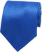 K. Alexander NEW SOLID ROYAL BLUE SATIN Mens Necktie Neck Tie...