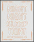 Posterizer 1 pcs-Night Night Sleep Tight Funny Bedroom Print 1-Comedy Art-GIft for Men Women Teens-Living Room Bedroom Decor- unframed wall art...
