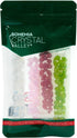 120+ Bead Kit of 6x9mm Pendant Drop Beads - Teardrop Glass Beads for Jewelry Making Set in 4 Opal Colors: White, Pink, Dark Pink, Grass Green...