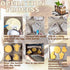 Crethinkaty Christmas Tree Shape Mini Cake Pan Pie Molud, 5.3IN Cake Tin with Non Stick Coating Baking Molds Bakeware Tray for Christmas Cake Choc...