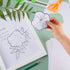 Lewtemi 24 Pcs Masking Paper Stamping Mask Paper Adhesive Stamp Masking Paper for Positioning Stamps Crafting Scrapbooking DIY Craft Designs Proje...