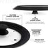 Modern Innovations Universal Lids (Set of 2) Fits 7 to 12-Inch Cookware, Silicone Replacement Pan Lid, Glass Top Covers for Skillets, Pots, Frying...