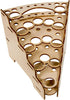 The Broken Token Modular Paint Rack w/ 26mm Holes - 45° Wedge - Multiple Organizer for Paint Bottles, Pots, and Brushes in Tiered Layout - Customi...
