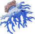 Semetall Artificial Coral Ornament Resin Aquarium Plants Coral Fish Tank Decorations Blue White Coral Decor...