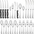 36 Pcs Silverware Set with Steak Knives Service for 6,Stainless Steel Flatware Set,Mirror Polished Cutlery Utensil Set,Home Kitchen Eating Tablewa...