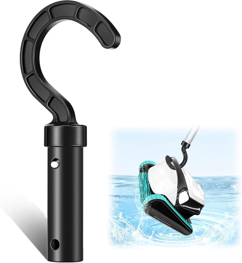 Pool Hook for Robotic Pool Cleaner, Pool Hooks for Poles, Compatible with All Robotic Pool Vacuum Cleaner, Easily Recycle the Pool Robotic, Suitab...