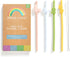 Silicone Straws Reusable Safe for Kids, 4pcs Flexible 7.8 Inches long with 1 Cleaning Brush for 20oz and 30oz Tumblers, BPA Free, Eco-Friendly...