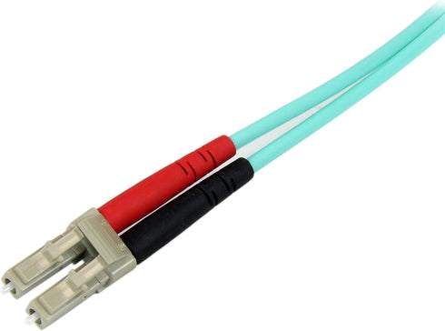StarTech.com 5m (16.4ft) LC/UPC to SC/UPC OM3 Multimode Fiber Optic Cable, Full Duplex 50/125, 100G, LSZH Fiber Jumper Cord...