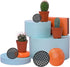 Plastic Flower Pot Hole Mesh Pad?Round Bonsai Pot Bottom Grid Mat Mesh ?for Garden's Drainage Rigid Mesh Hole Screens,Plant Pots Protect Soil Loss...