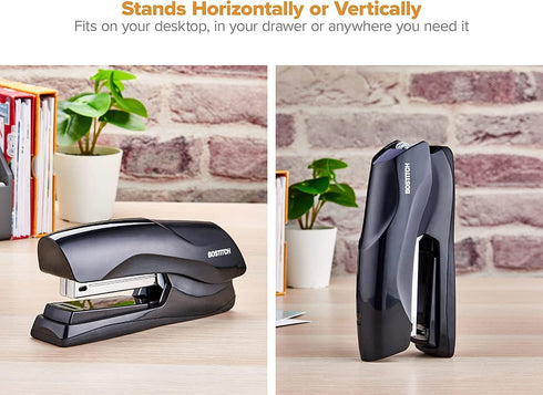 Bostitch Office Stapler Heavy Duty - 40 Sheet Stapler for Desk -Full-Strip - Includes 1260 Staples - Black...
